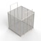 Anysizebasket Rectangular Wire Mesh Basket: 10Lx6Wx6H, 304 SS, 3/16 Rod Frame, Stacking Handles, , Mesh: 2 x .063 TMT-100100100-A02S - alternate 1